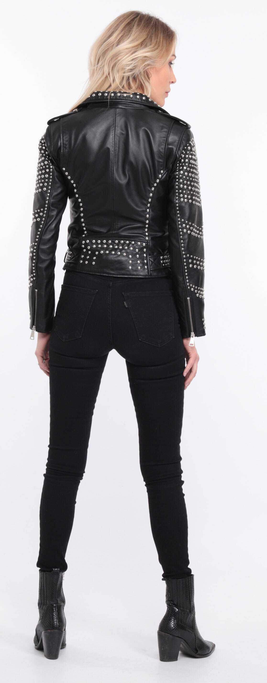 Blouson cuir noir marbella clout� (12)