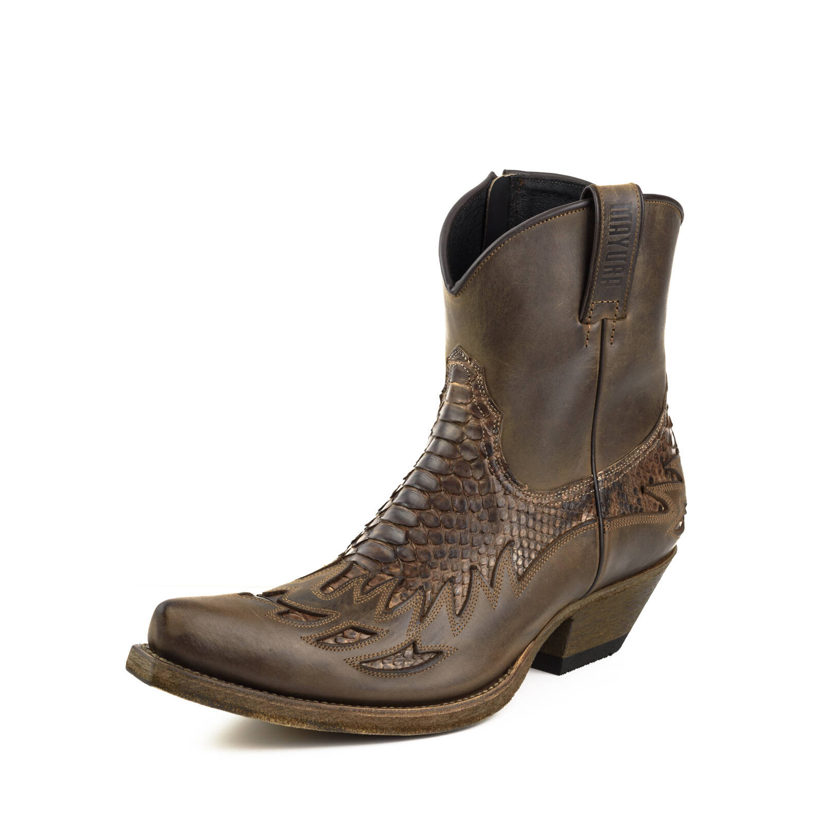 Boots 012 mayura crazy old sadale piton castana (2)