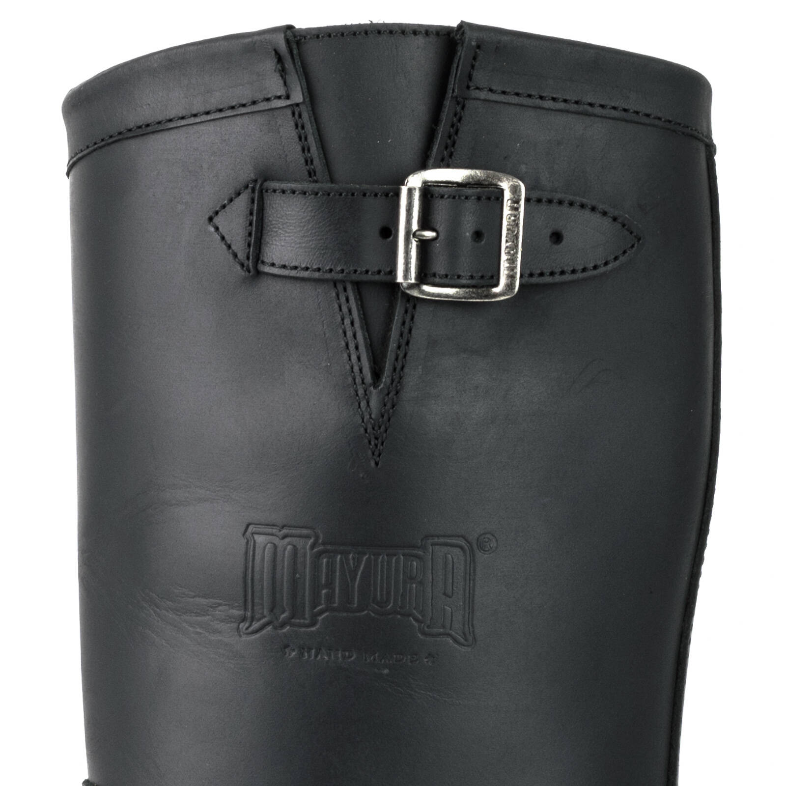 bottes cuir biker mayura crazy old negro réf 216 (3)
