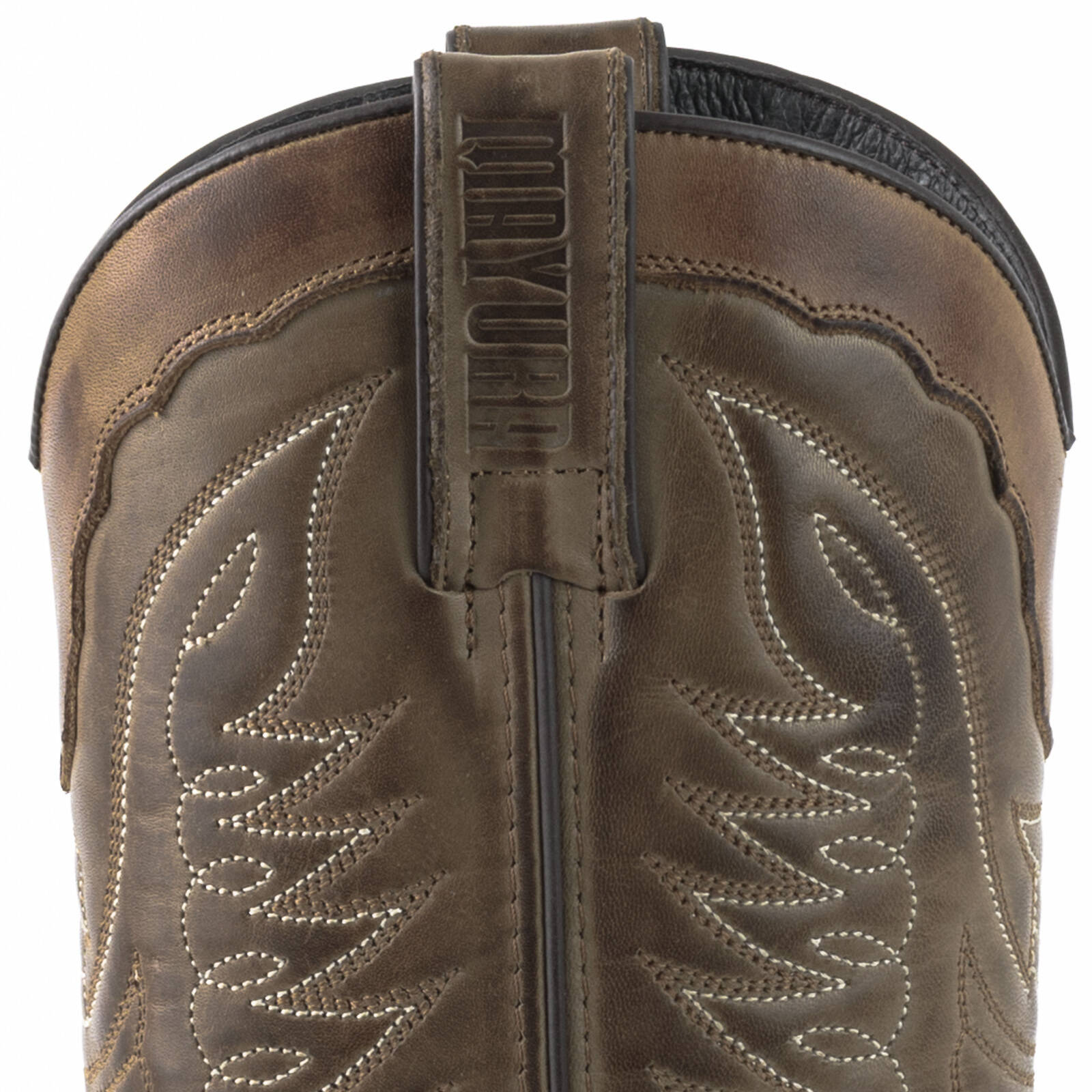 bottes cuir mayura cowboy stbu taupe réf 255 (3)