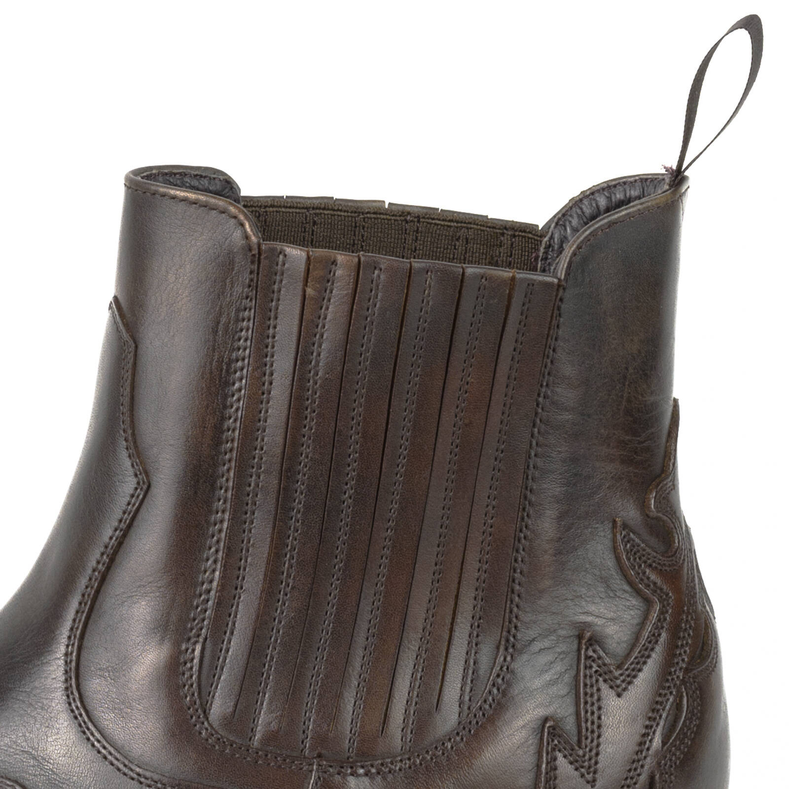 bottines cuir cowboy old manchado réf 237 (3)