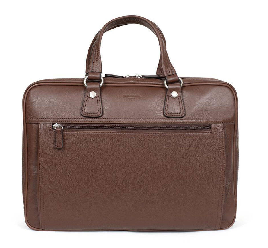 cartable cuir hexagona chocolat 469544 (5)