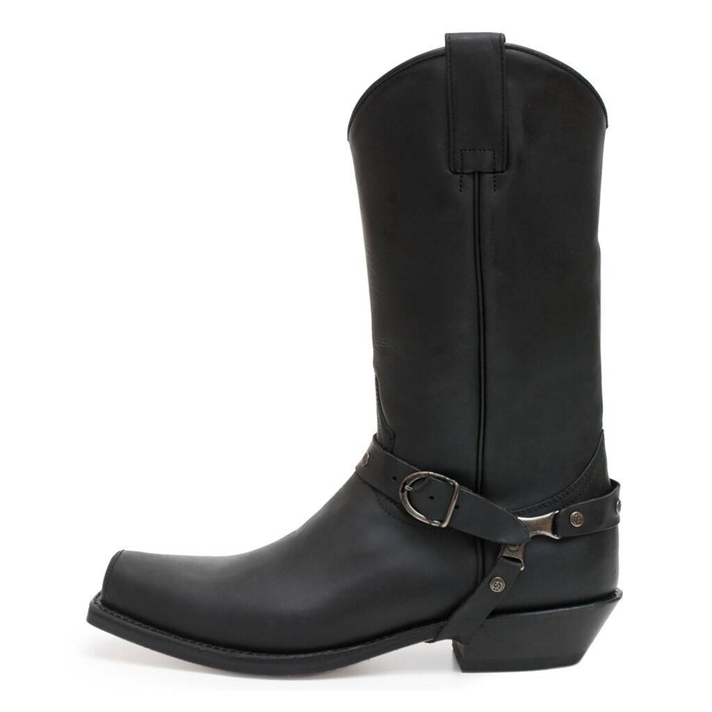 details bottes cuir sendra 3091 noir 3