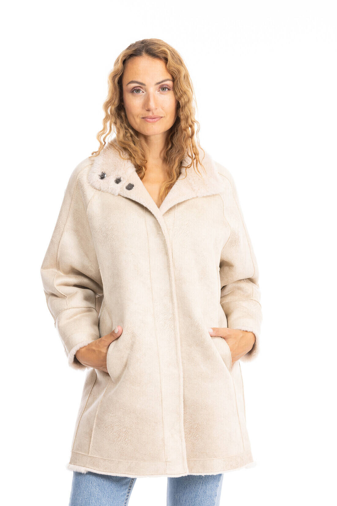 manteau laine femme cafe 64544 (18)