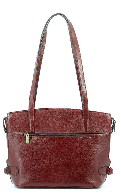 maroquinerie femme sac cuir 111807 carmin dos