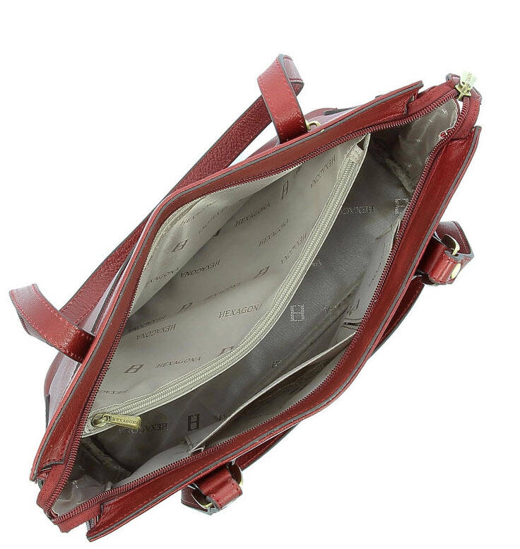 maroquinerie femme sac cuir 111807 carmin doublure