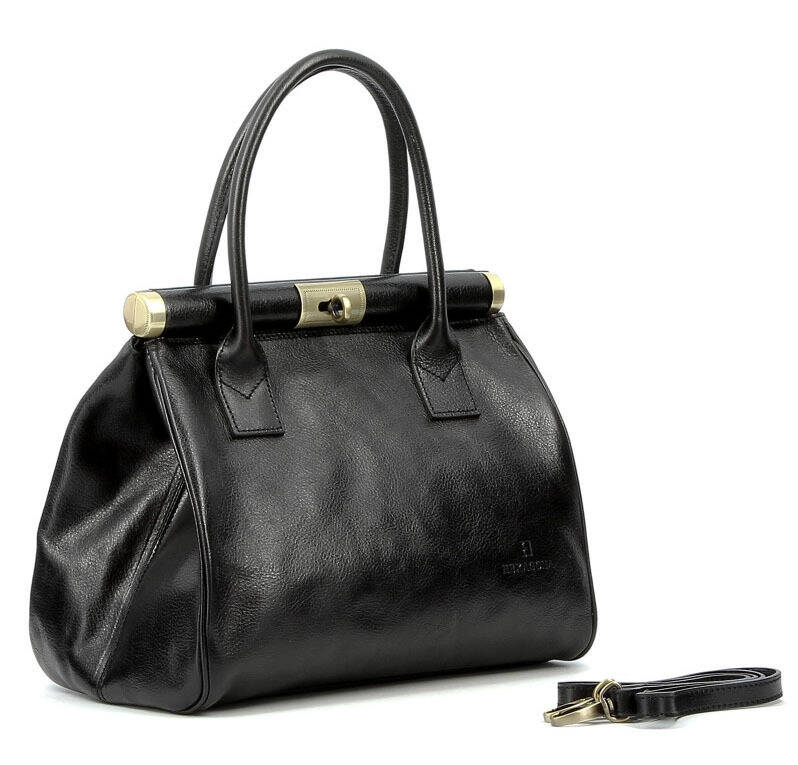 maroquinerie femme sac cuir 112551 noir biais