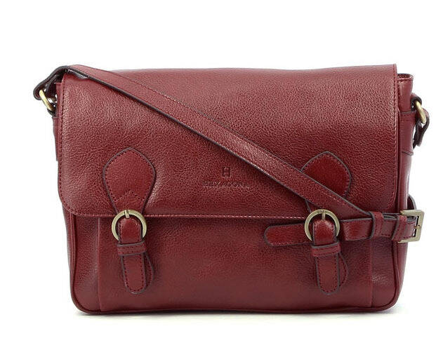 maroquinerie femme sac cuir 114584 carmin face