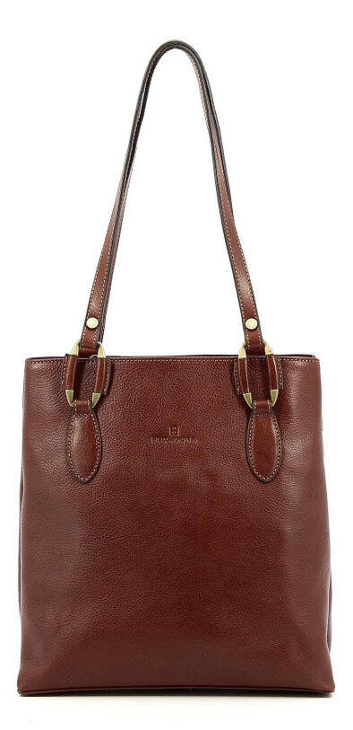 maroquinerie femme sac cuir 114952 marron face