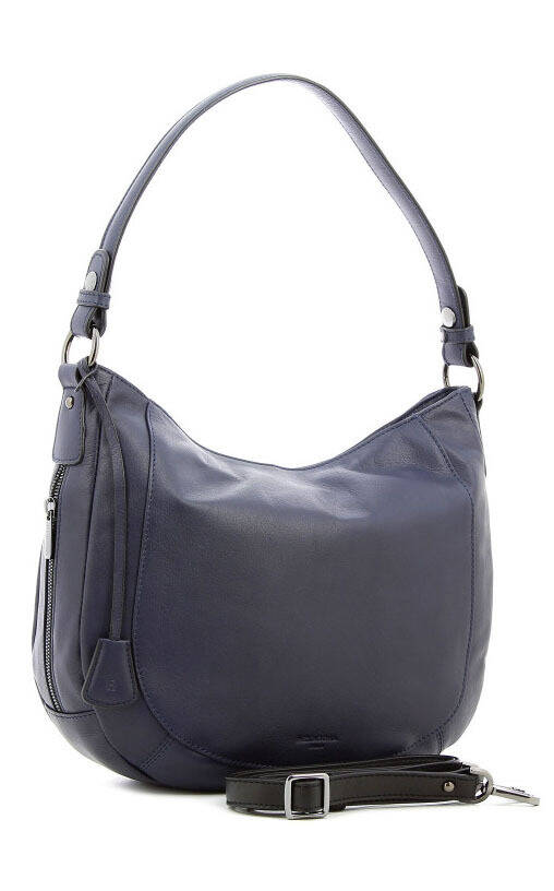 maroquinerie femme sac cuir 415373 bleu nuit biais