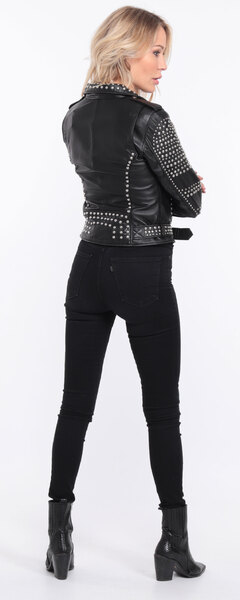 Blouson cuir noir marbella clout� (13)