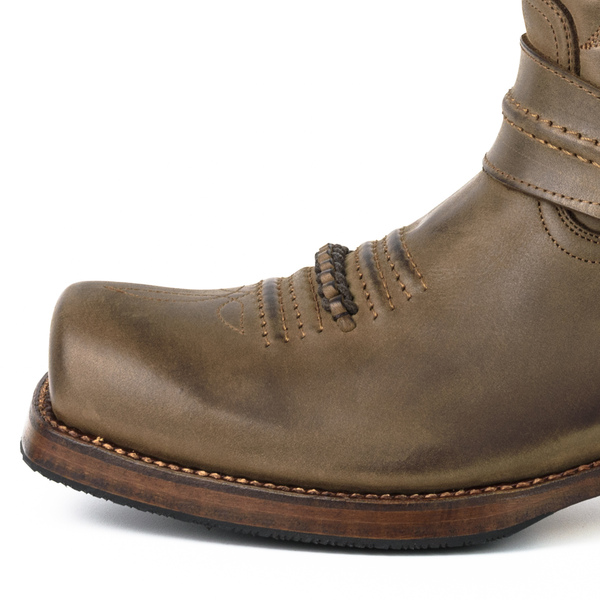 bottes cuir biker mayura crazy old sadale réf 203 (5)