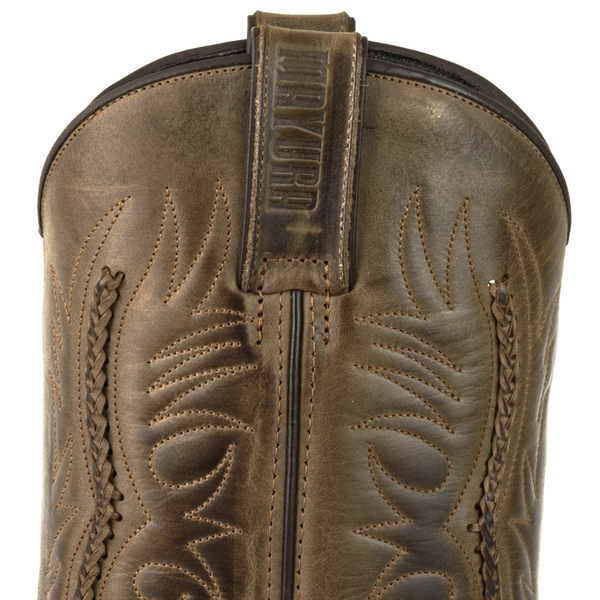 bottes cuir biker mayura crazy old sadale réf 208 (3)