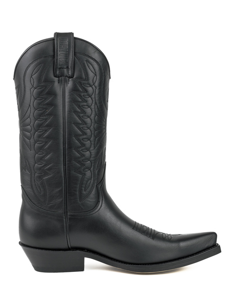 bottes cuir mayura cowboy box negro réf 116 (6)