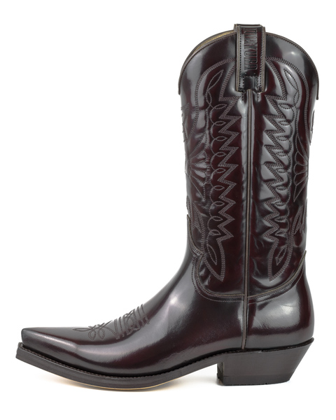 bottes cuir mayura cowboy florentic burdeos réf 119 (3)