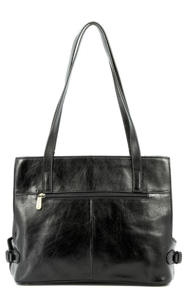 maroquinerie femme sac cuir 111322B noir dos