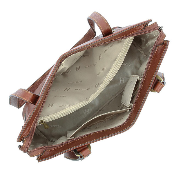 maroquinerie femme sac cuir 111807 marron doublure