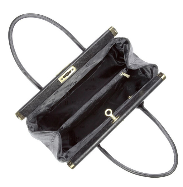 maroquinerie femme sac cuir 112550 noir doublure