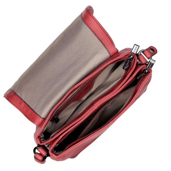 maroquinerie femme sac cuir 415495 carmin doublure