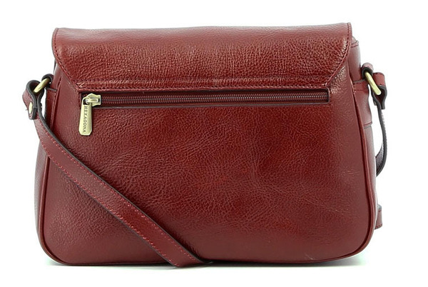 maroquinerie femme sac cuir vachette 111806 carmin dos
