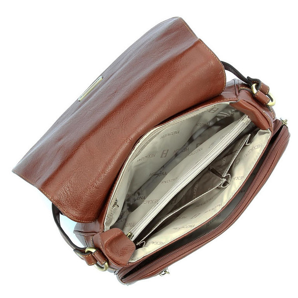 maroquinerie femme sac cuir vachette 111806 marron doublure