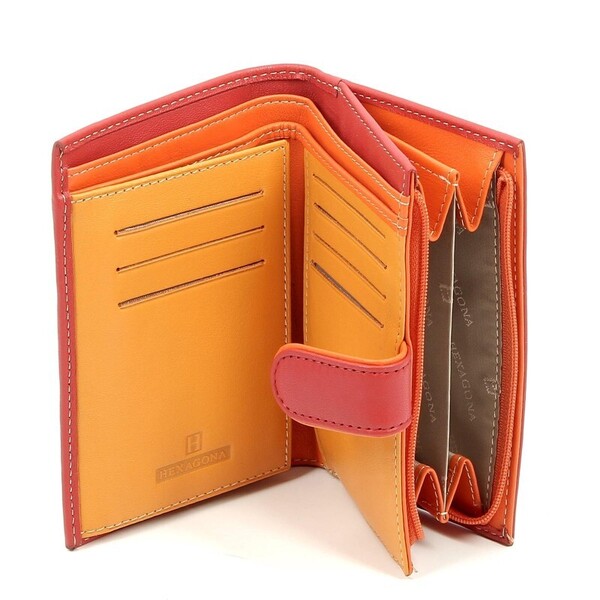 portefeuille-en-cuir-de-vachette-227431 rouge ouvert