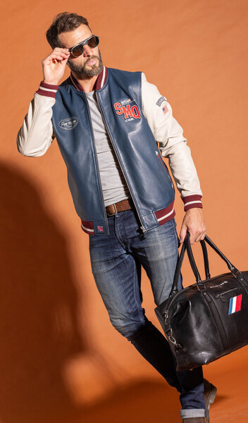 sac cuir voyage alpine noir  (5)