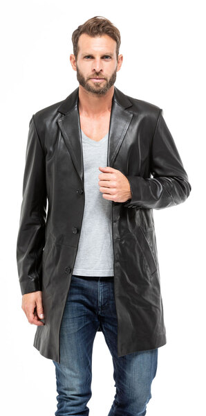 Abrigo 3 cuartos hombre clearance
