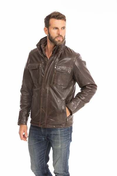 veste cuir homme marron 102911 (12)